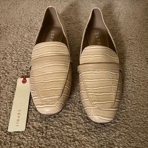 Esprit Madison Womens Squared Toe Slip On Loafers NWT
